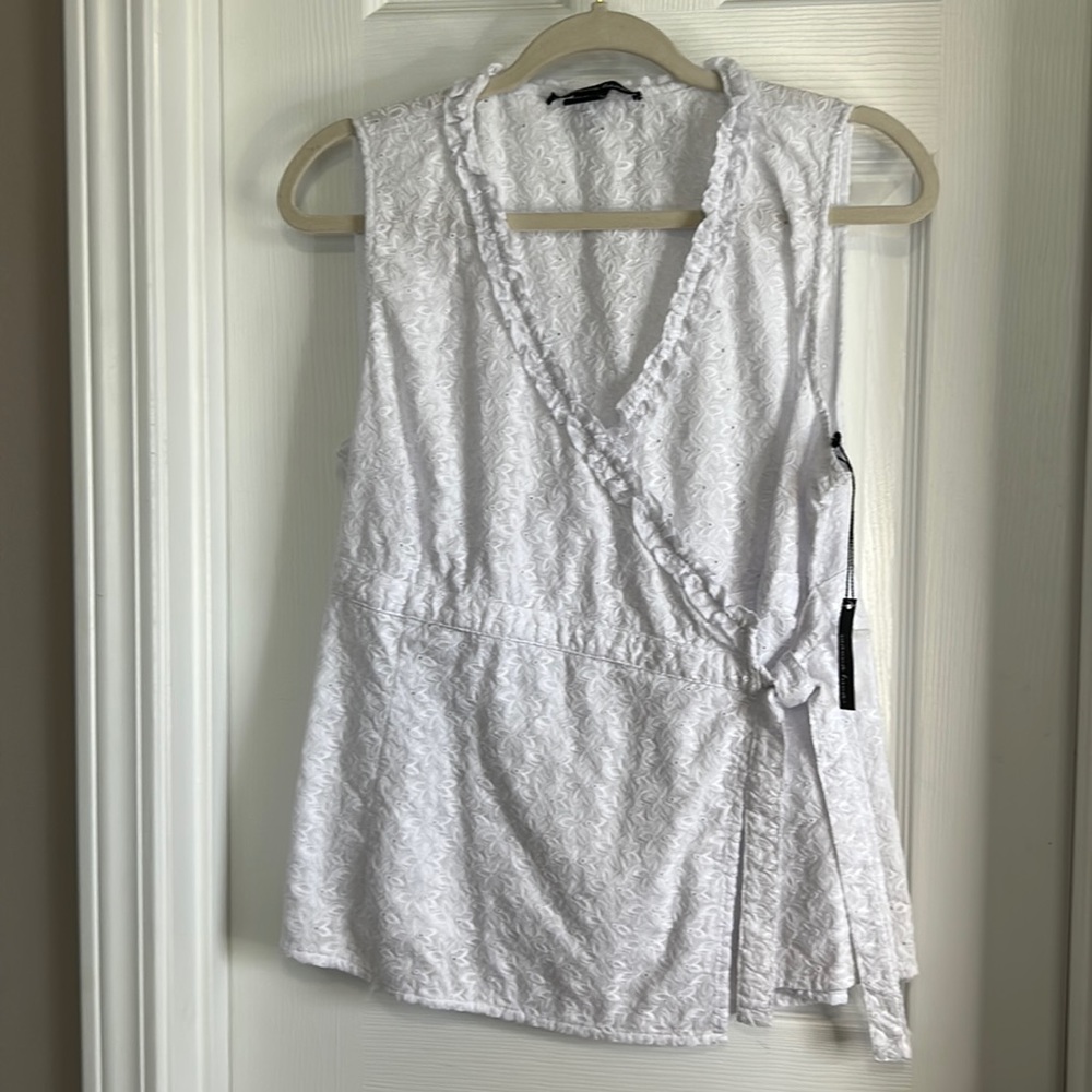 *NWT* White Marina Luna Blouse